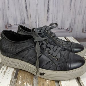 gdefy gravity defyer leather‎ mens lace flats boats